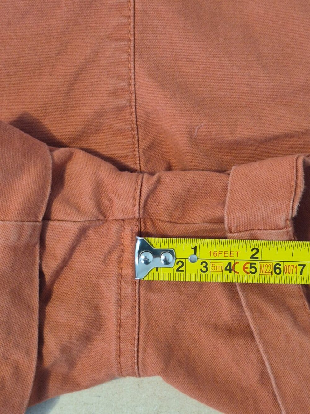 Toad&Co Earthworks Garage Shortie Romper Women S Rust Orange Utility Zip Front - Picture 8 of 11